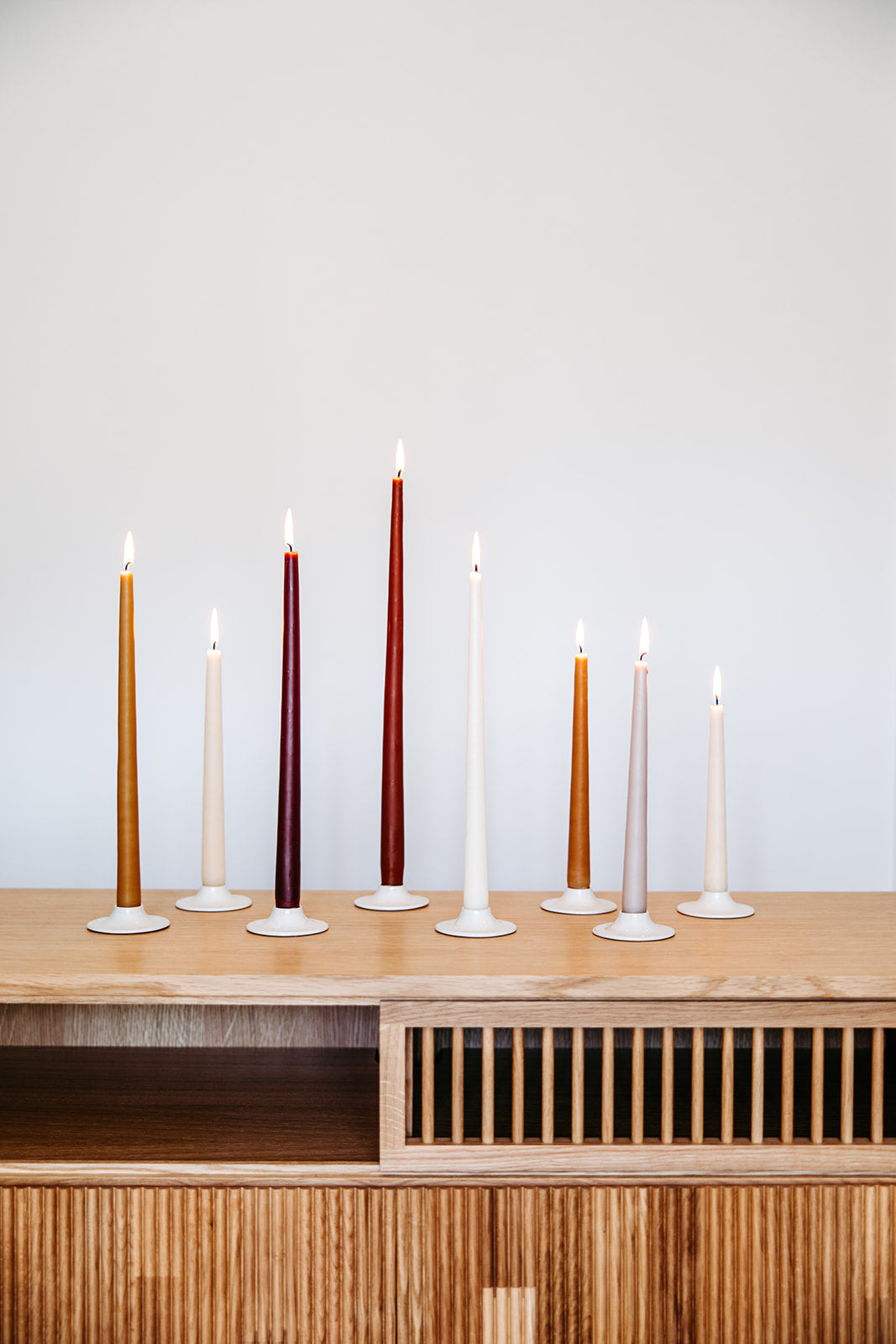Kerzen Klassiker: Vienna Taper Spitzkerzen in unterschiedlichen Größen und Farben