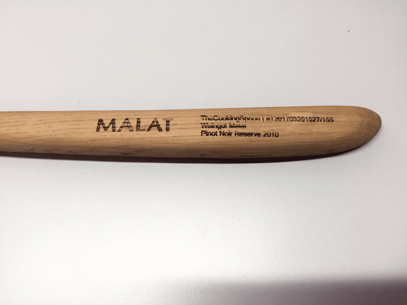THE COOKING SPOON. KOCHLÖFFEL VOM ALTEN WEINFASS.