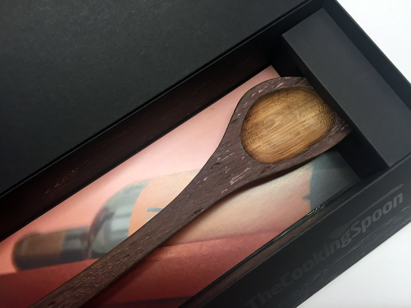 THE COOKING SPOON. KOCHLÖFFEL VOM ALTEN WEINFASS.