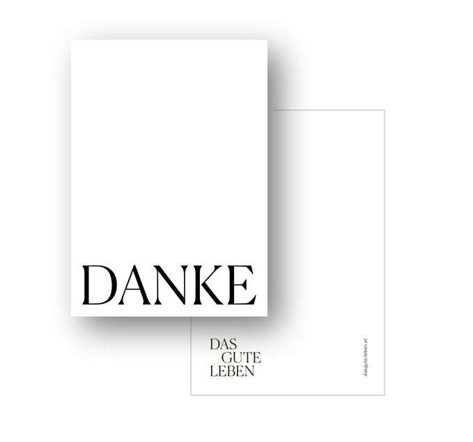 POSTKARTE DANKE.
