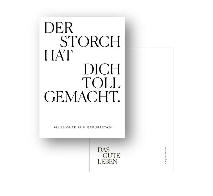 GLÜCKWUNSCHKARTE ZUM GEBURTSTAG.