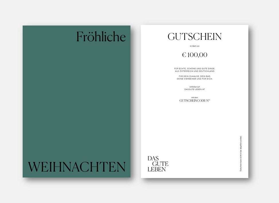 GESCHENKGUTSCHEIN PER E-MAIL FRÖHLICHE WEIHNACHTEN.