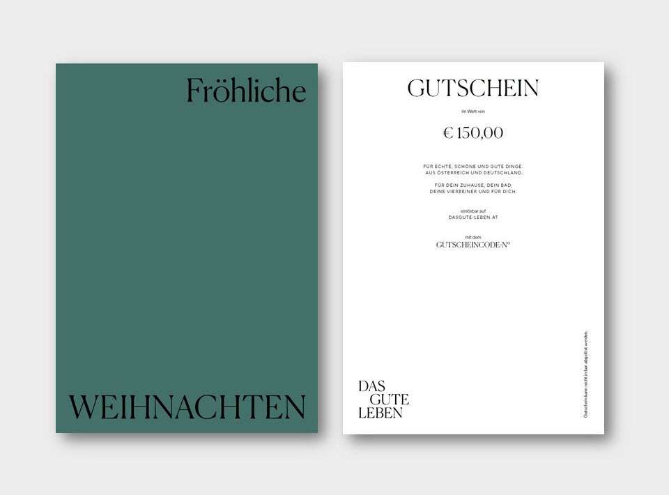 GESCHENKGUTSCHEIN PER E-MAIL FRÖHLICHE WEIHNACHTEN.