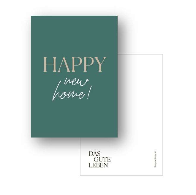 KARTE ZUM EINZUG IN EIN NEUES ZUHAUSE.