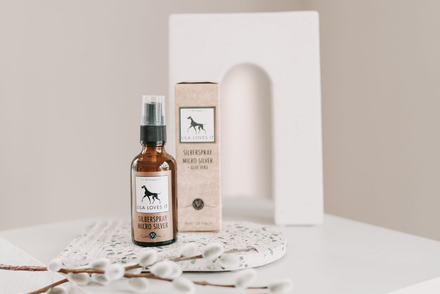 SILBERSPRAY FÜR HUNDE.