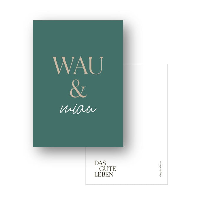 KARTE WAU & MIAU.
